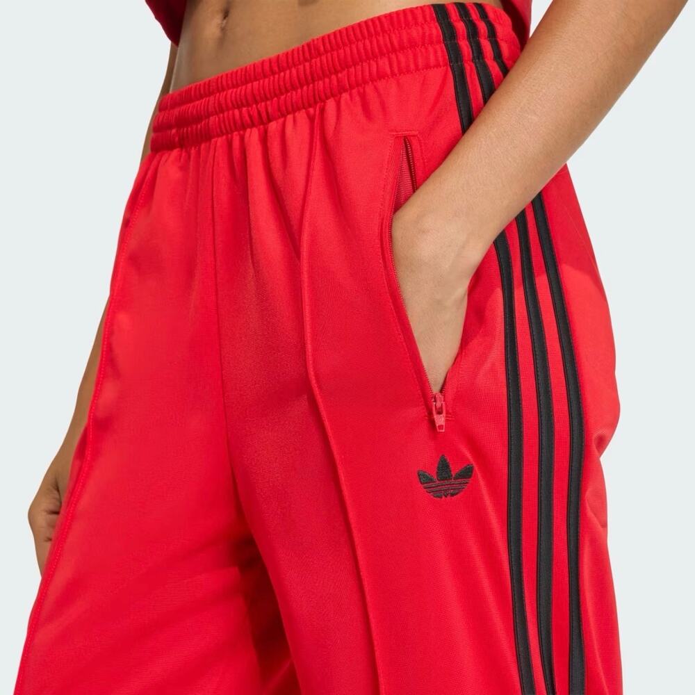 Adidas Originals Firebird Track Pants Classic Fit Red Black XS Better Scarlet - Picture 7 of 12
